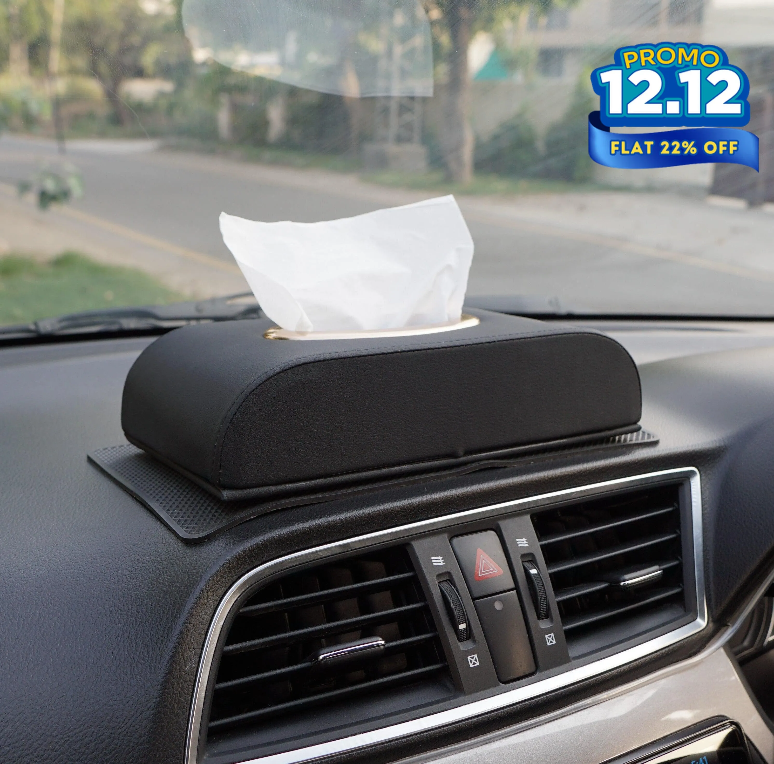 Premium PU Leather Tissue Box