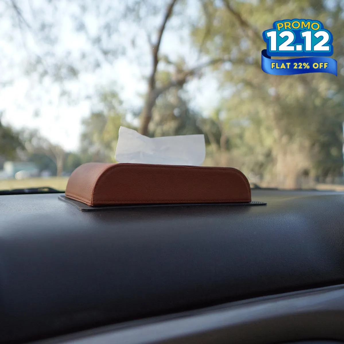 Premium PU Leather Tissue Box