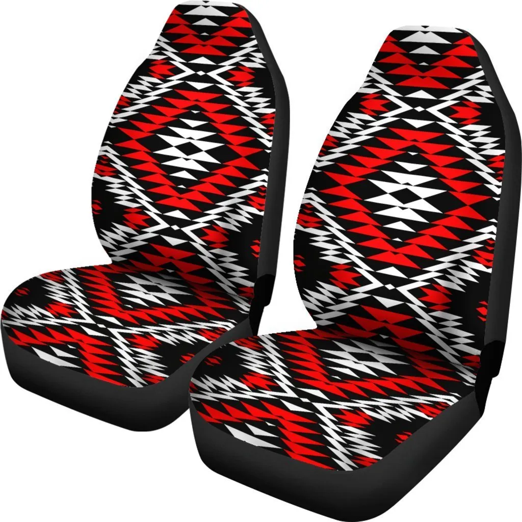 Red Taos Native American Universal Fit Car Seat Covers