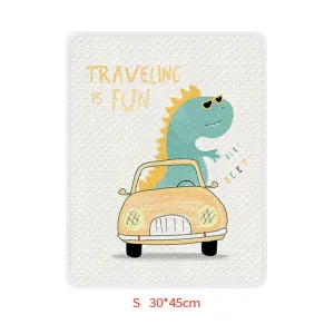 Reusable Baby Changing Mat Carton Waterproof Changing Pad Diapering Urine Mat Baby Bedding Set