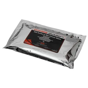 SCS 8004 Charge-Guard ESD Surface & Mat Cleaner Wipes, 25/pk