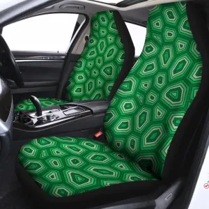 Sea Turtle Shell Pattern Print Universal Fit Car Seat Covers
