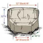 Sectional Modular End RIGHT Cover CP306