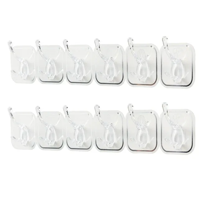 Versatile Adhesive Hook Wall Mount