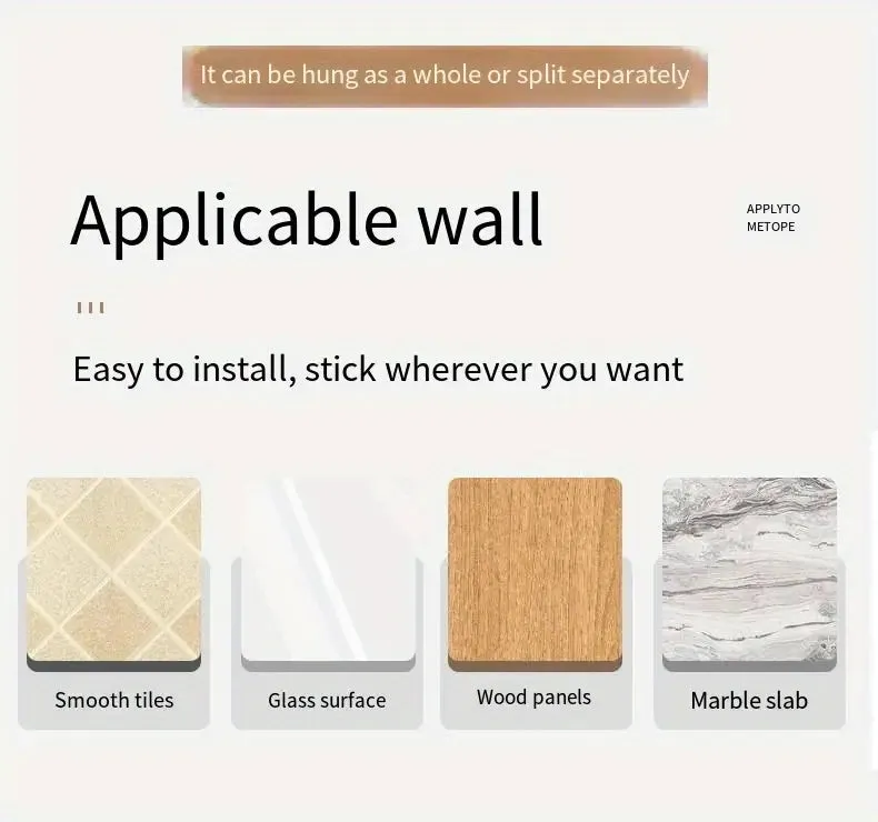 Versatile Adhesive Hook Wall Mount