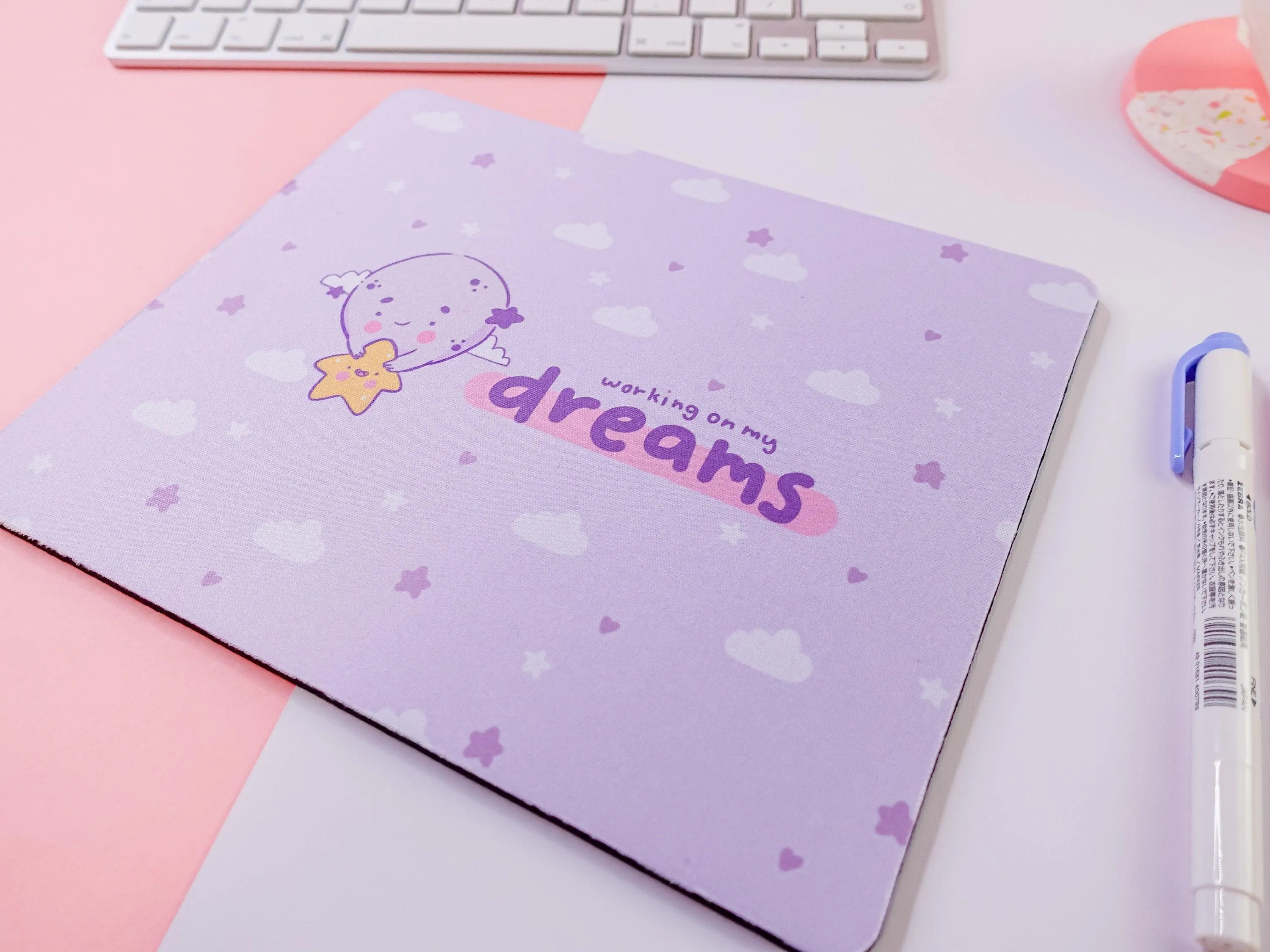 Working On My Dreams Rectangle Mouse Pad