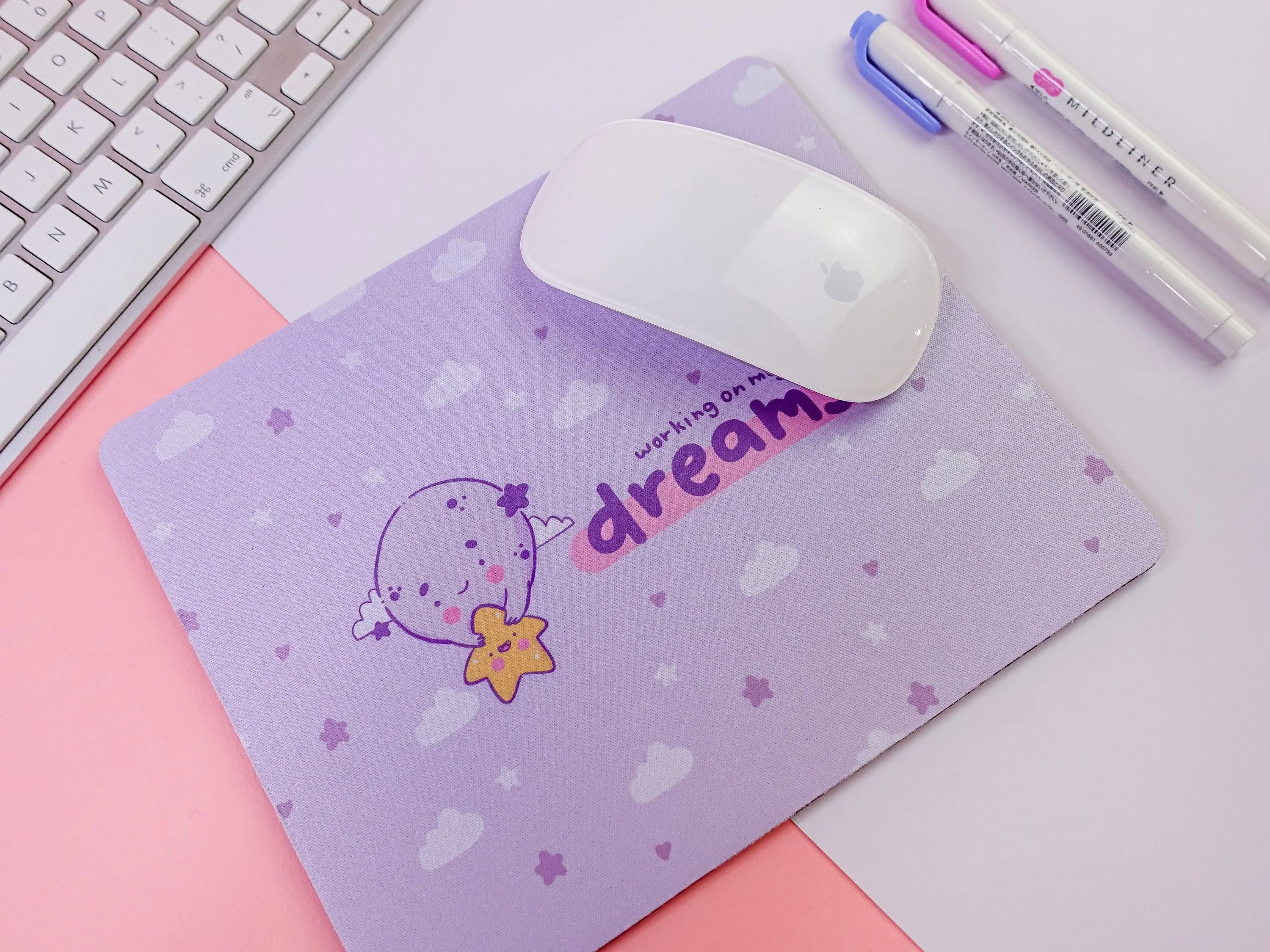 Working On My Dreams Rectangle Mouse Pad
