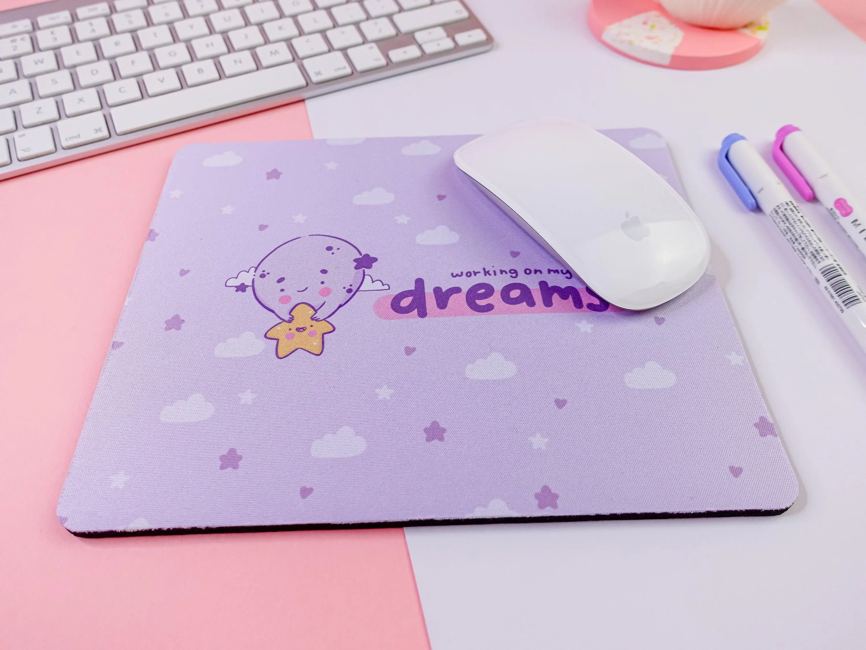 Working On My Dreams Rectangle Mouse Pad